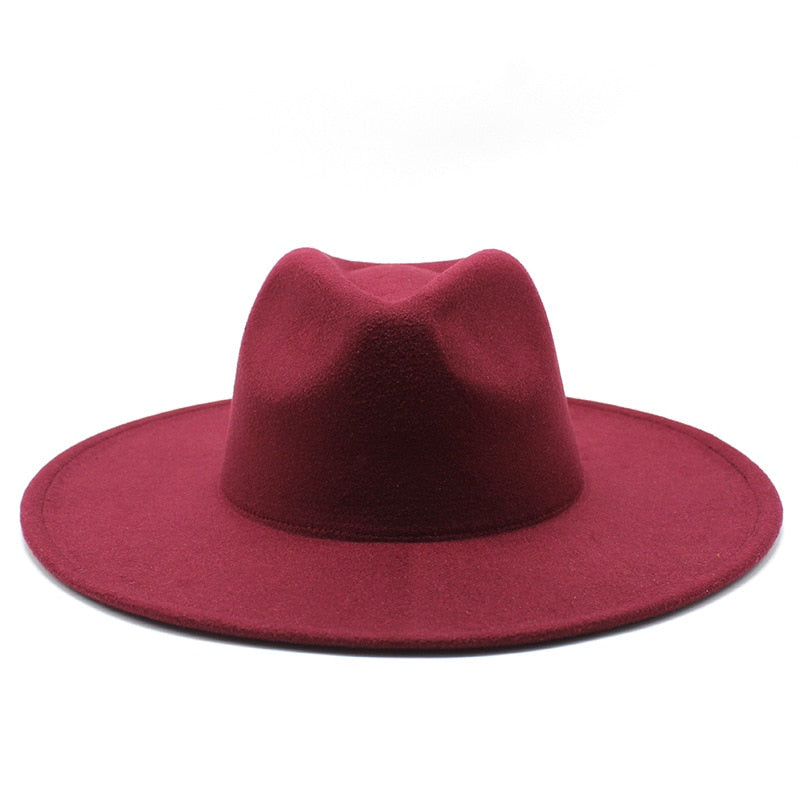 Wool Crushable Classical Wide Brim Fedora