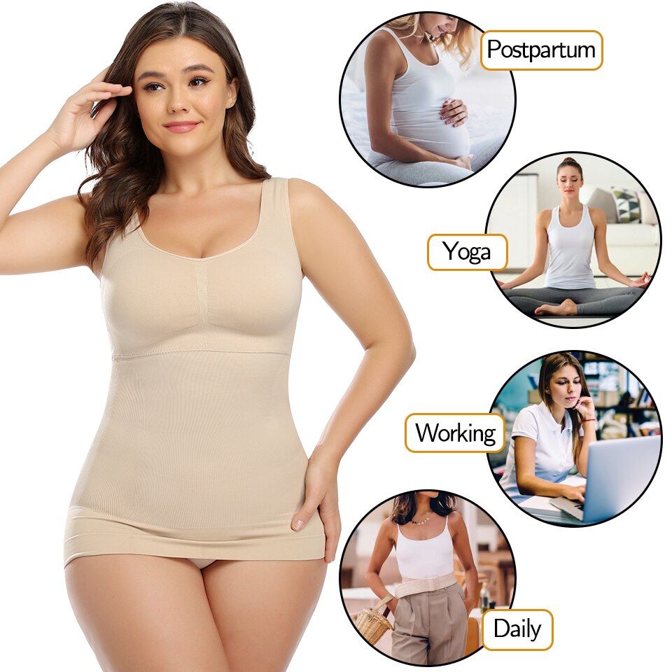 Tummy Control Compression Tank Tops