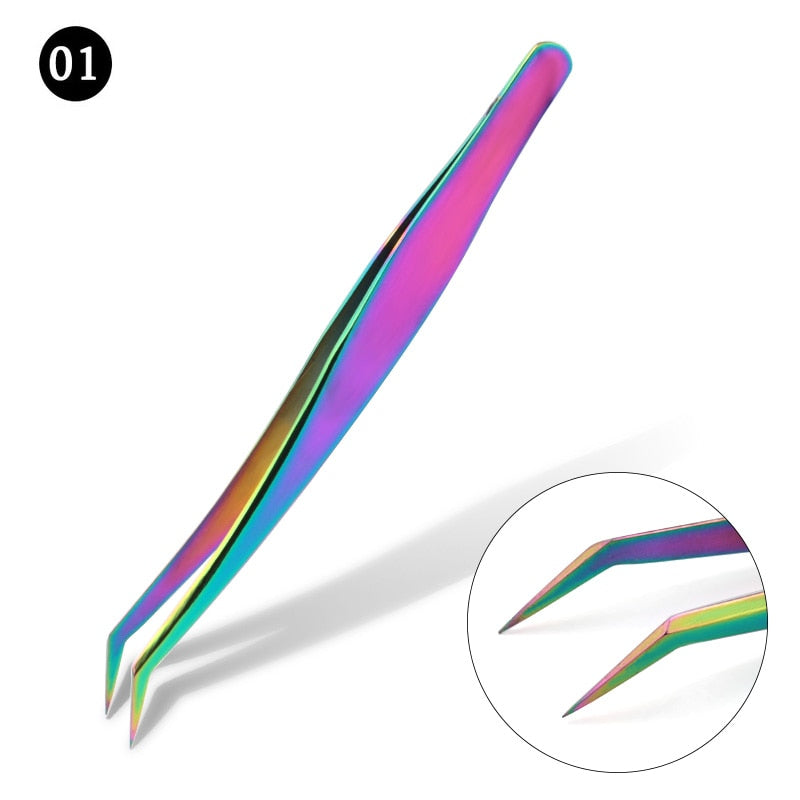 Stainless Steel Eyelashes Tweezers