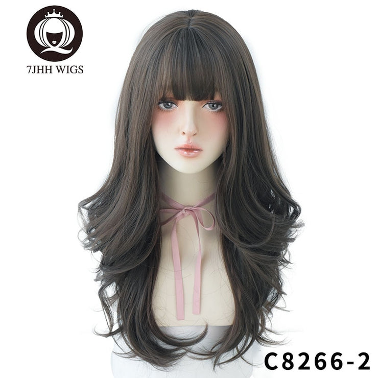 Long Wavy Synthetic Wigs Heat Resistant