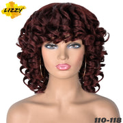 Short Synthetic Fluffy Shoulder Length Wigs