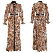 Leopard Print Maxi Dresses