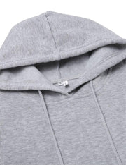 Patchwork Long Sweatshirt Hoodies