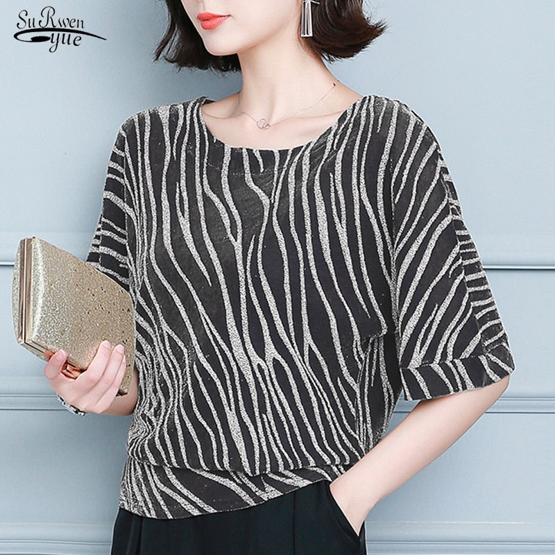 Short Sleeve O Neck Pullover