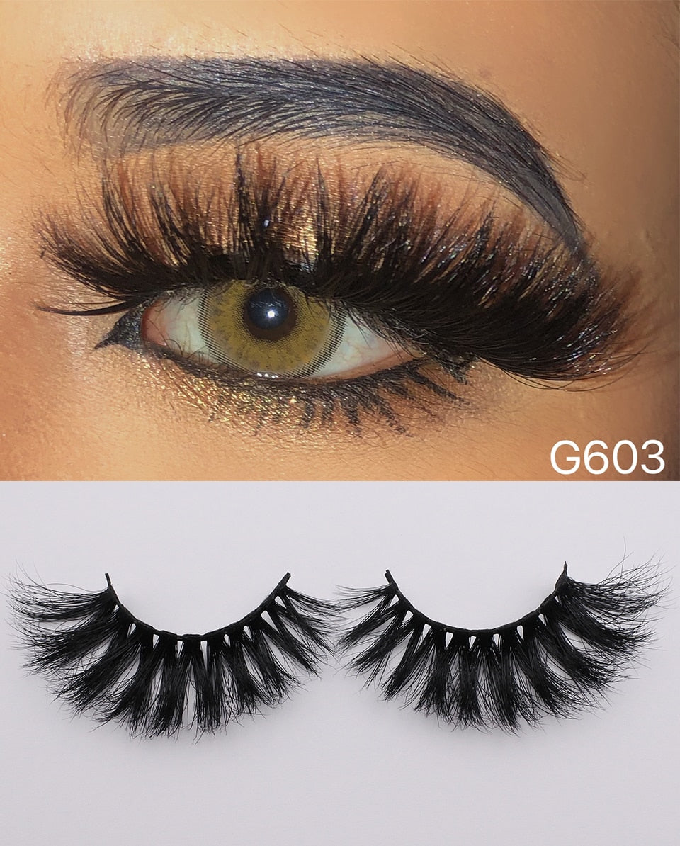 RED SIREN Real Mink Thick Fluffy Wispy Lashes