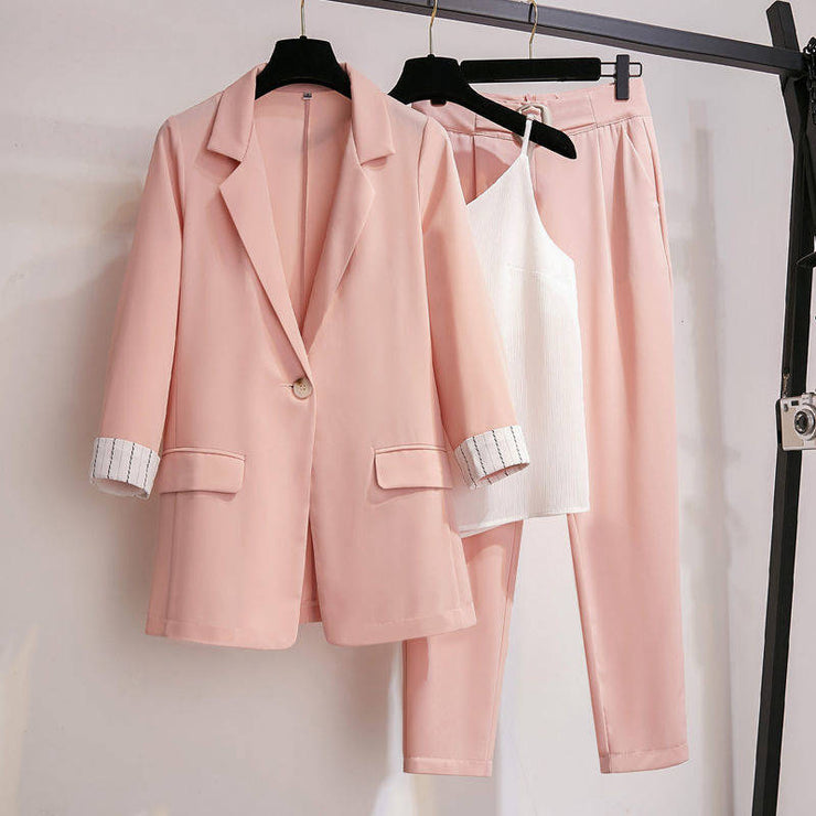 2-piece Jacket and Nine Split Pants