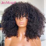 Brazilian Afro Curly Short Full Human Hair Wig