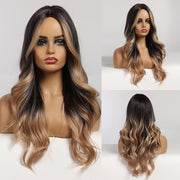 EASIHAIR Long Wavy Blonde Heat Resistant Synthetic Wigs