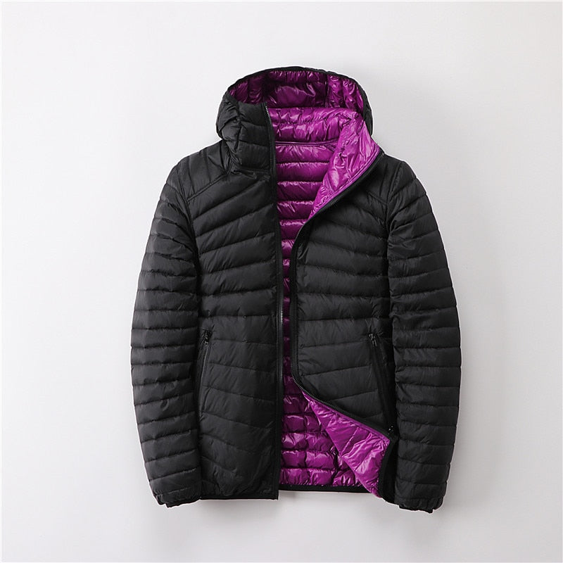 Reversible Down Feather Jacket