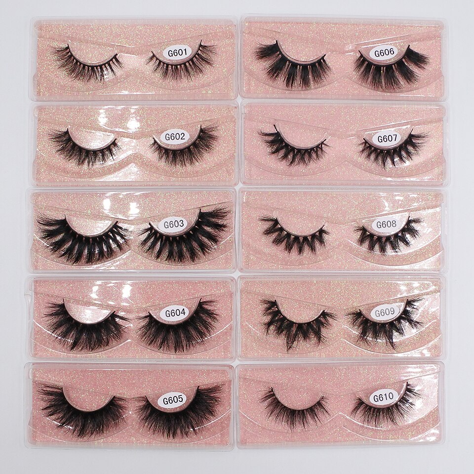 RED SIREN Real Mink Thick Fluffy Wispy Lashes