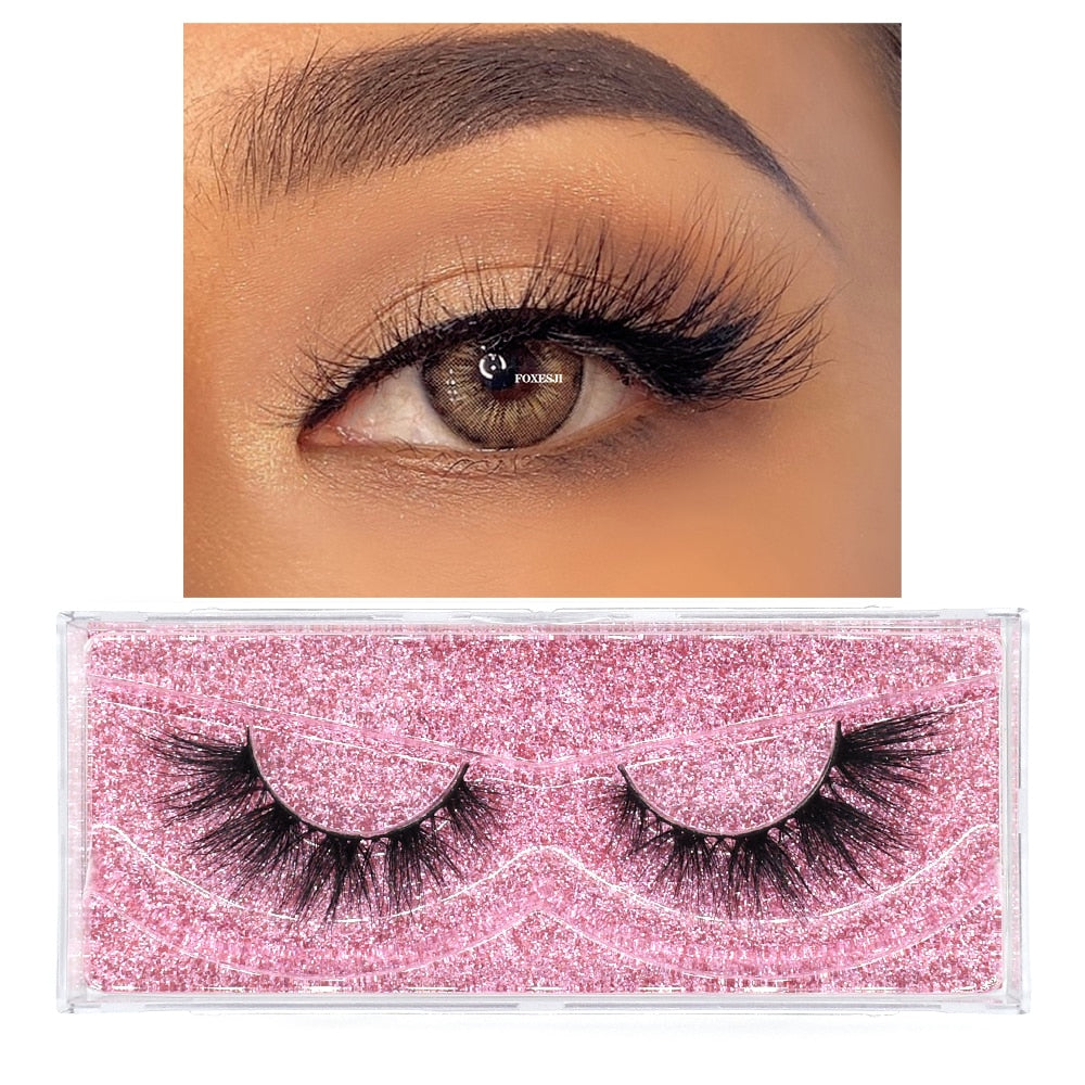 FOXESJI 3D Dramatic Mink Lashes