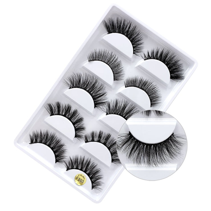 5 Pairs 3D Mink Eyelashes