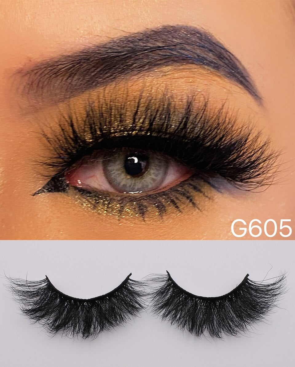 RED SIREN Real Mink Thick Fluffy Wispy Lashes