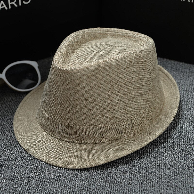 Straw Women British Style Fedoras