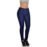 Stretch Denim Pencil Jeans