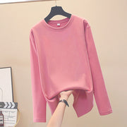 Basic Cotton Long Sleeve Sweater