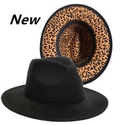 Four Seasons Unisex Inner Leopard Fedoras