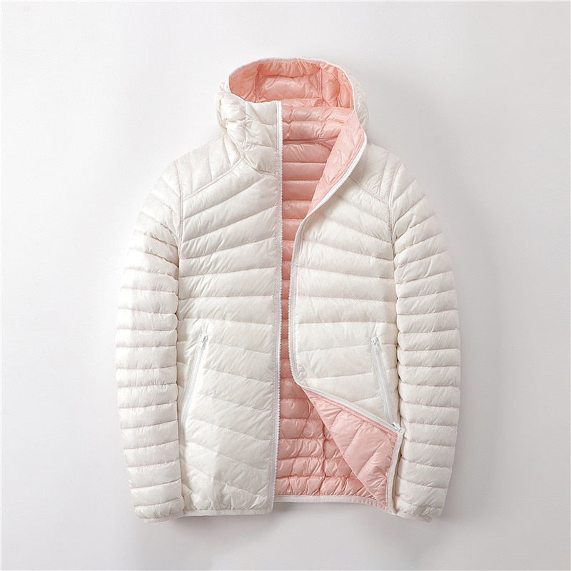 Reversible Down Feather Jacket