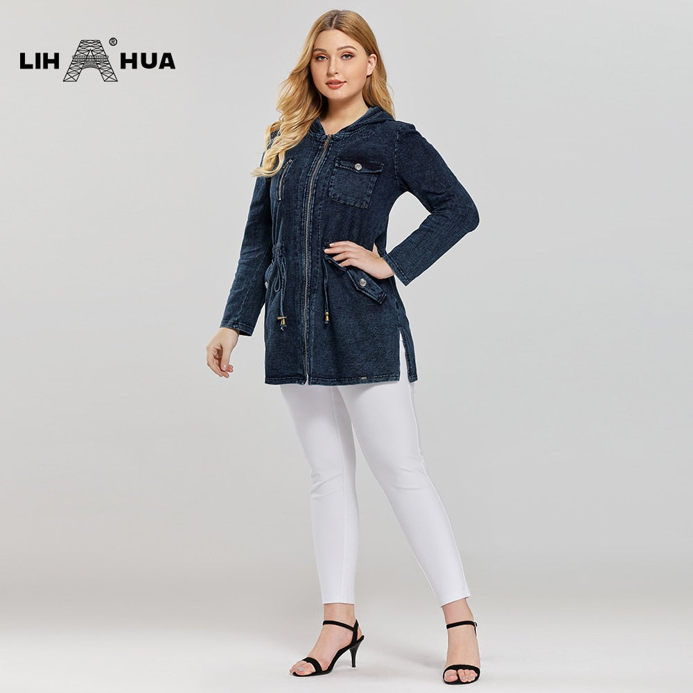 Denim Long Stretch Jacket