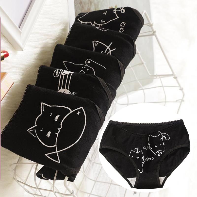 5Pcs Breathable Soft Cartoon Underwear