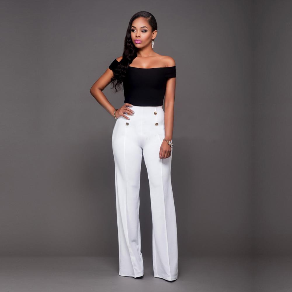 High Waist Long Pants