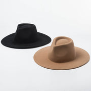 Classical Wide Brim Porkpie Fedora