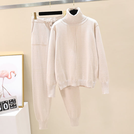 2pc Turtleneck Knitted Sweater & Pants