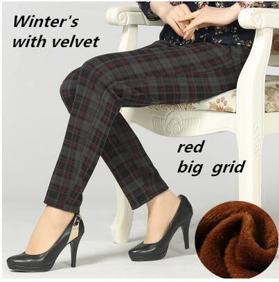 Slim High Waist Stretch Dress Pants