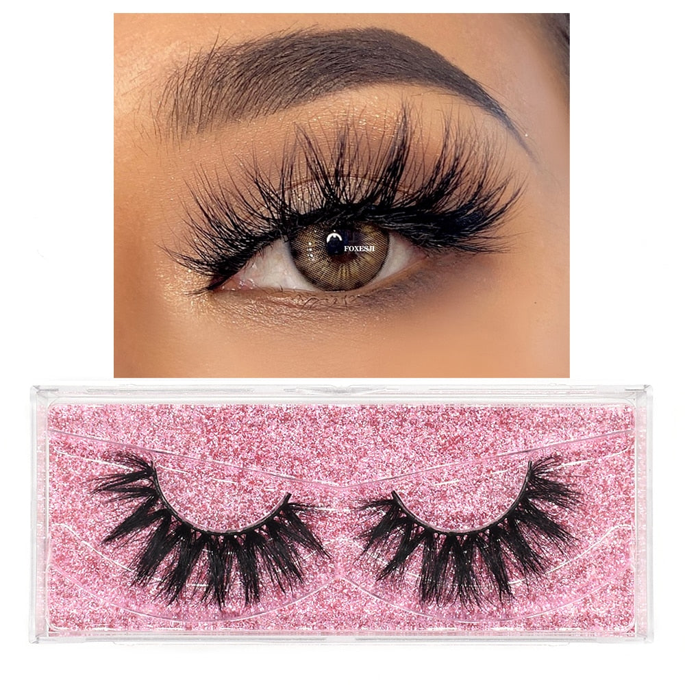 FOXESJI 3D Dramatic Mink Lashes