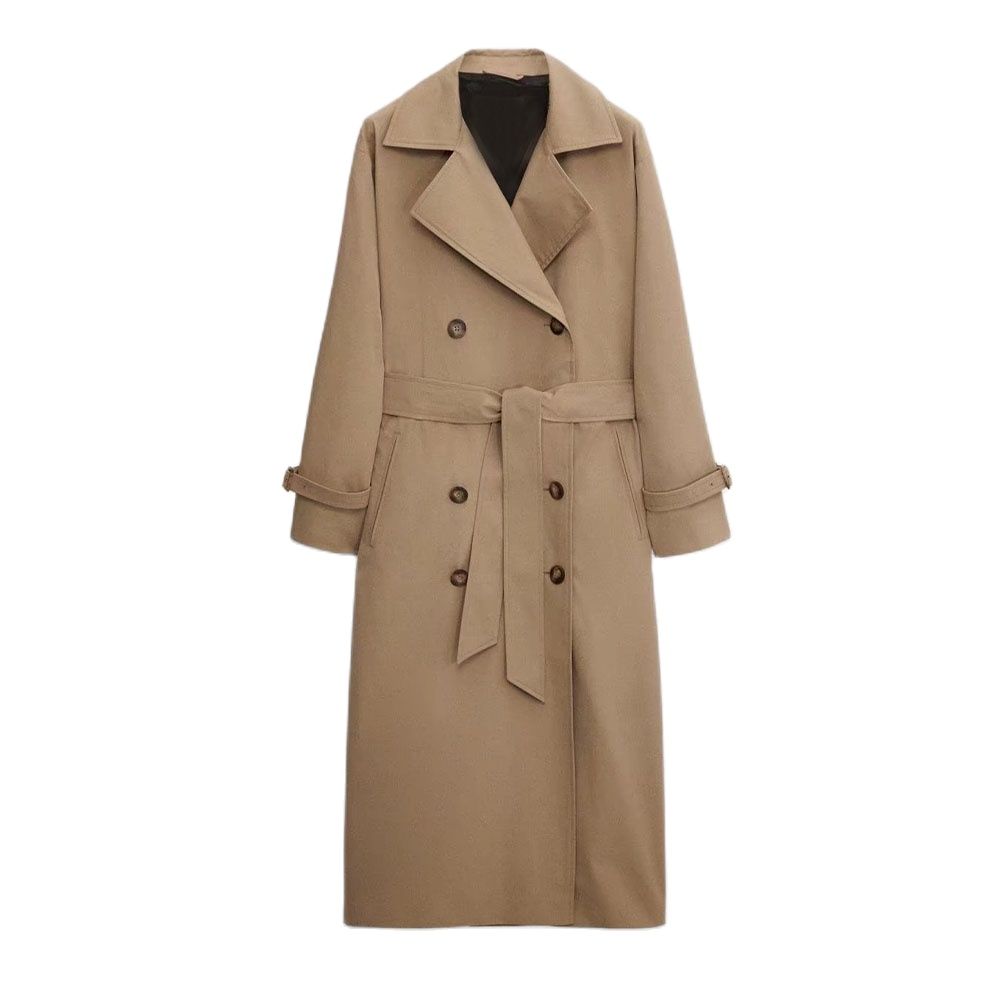 Double-Breasted Trench Coat