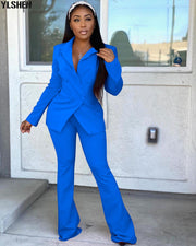 2 Piece Set Business Jacket& Pants Suits