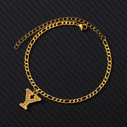 Alphabet Chain Ankle Bracelet