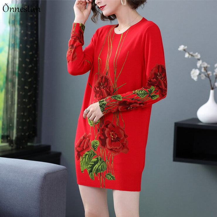 Long Sleeve Pullover Dresses