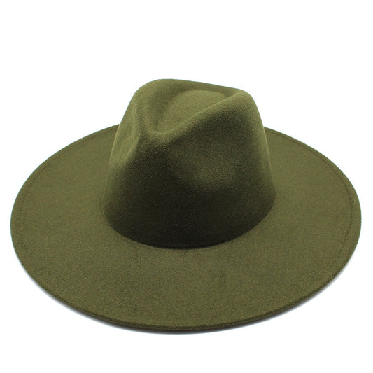 Wool Crushable Classical Wide Brim Fedora