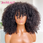 Brazilian Afro Curly Short Full Human Hair Wig