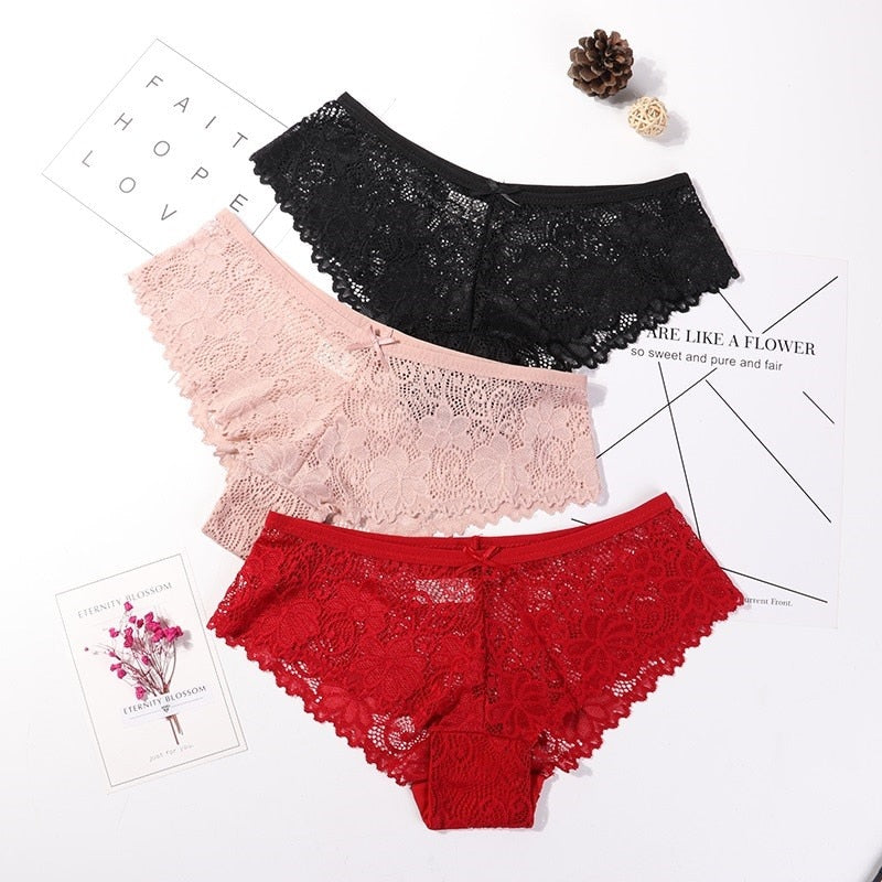 3pc Lace Panties