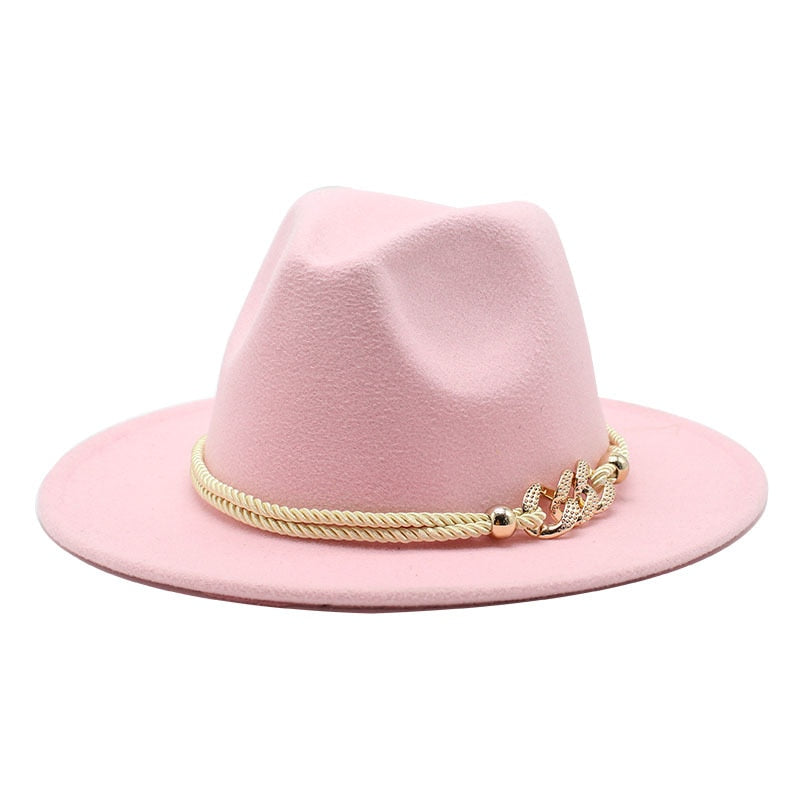 Men/ Women Wide Brim Fedoras