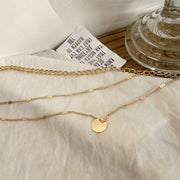 Vintage Layered Pendant Necklace