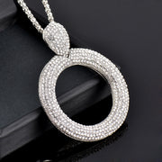 Dazzling Hollow Long Necklace Maxi Jewelry