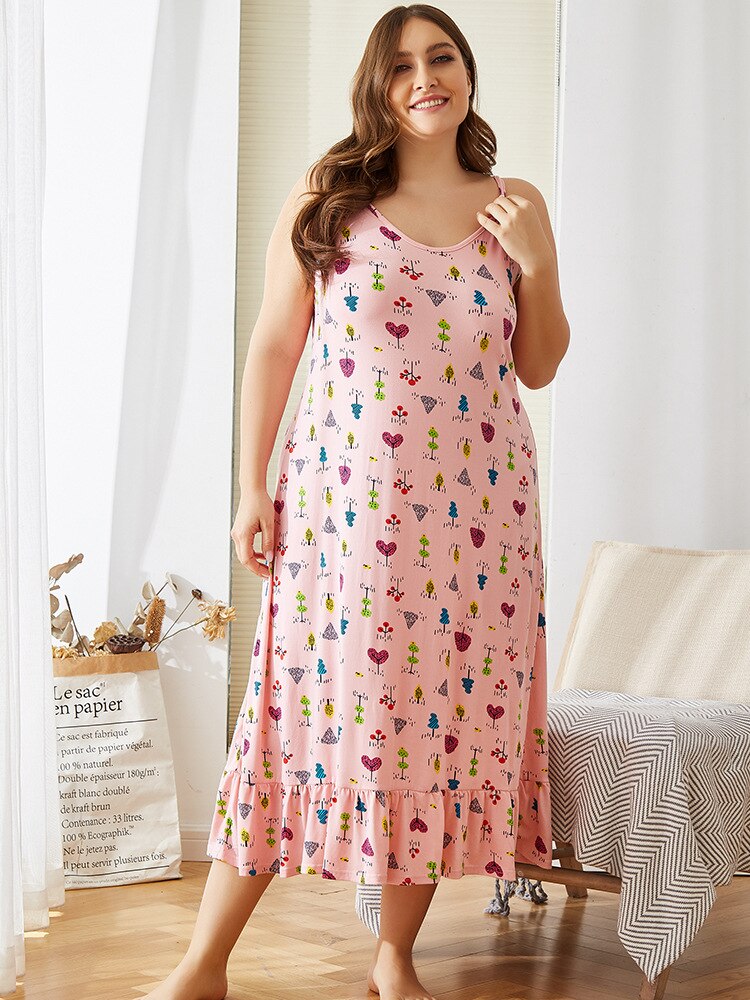 Soft Chubby Long Nightgown