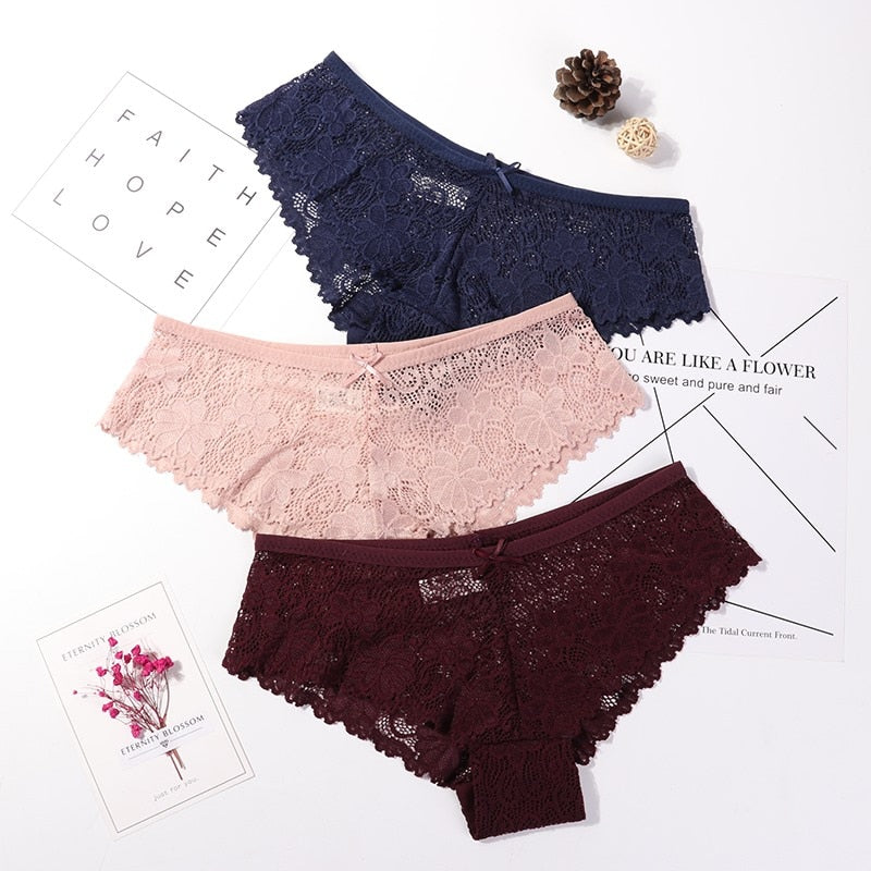 3pc Lace Panties