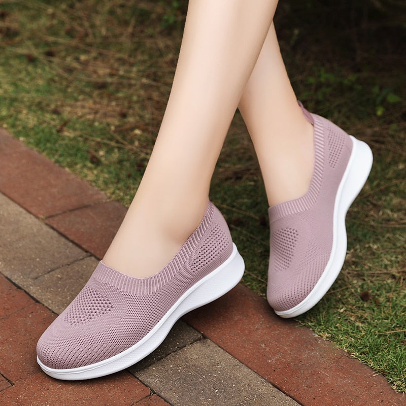 Breathable Mesh Sock Loafers