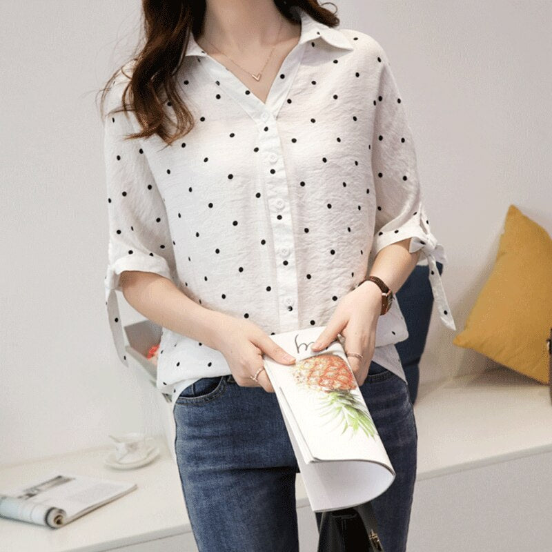 OL Polka Dot Blouse