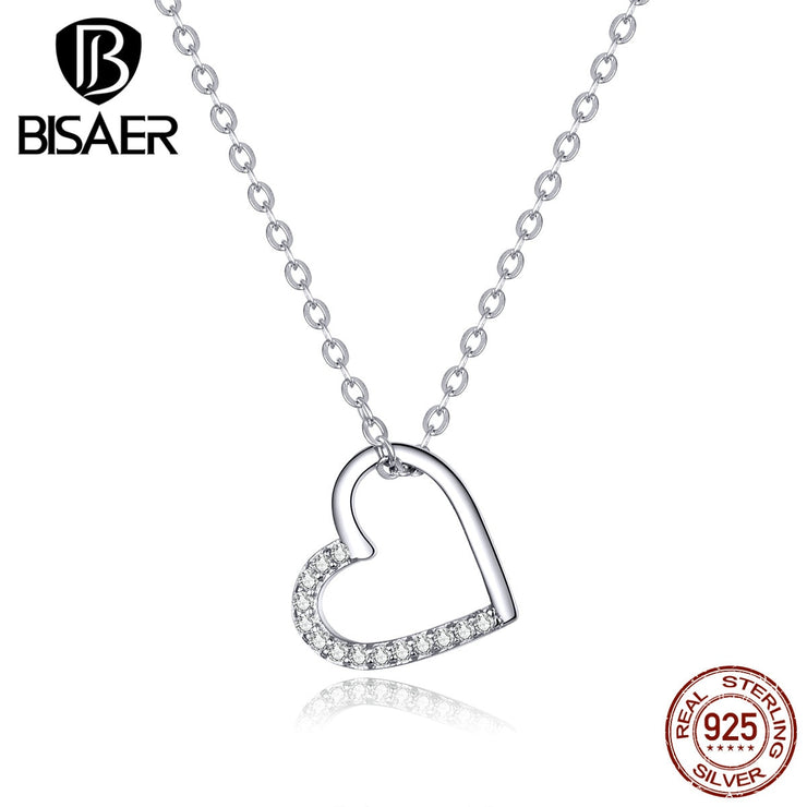 Sterling Silver Love Heart Necklaces