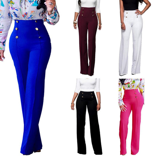 High Waist Long Pants