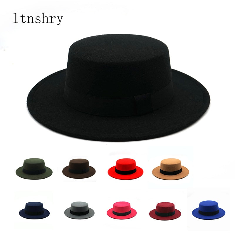 Men Round Jazz Fedoras