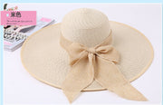 Foldable Big Bow Sun Hat