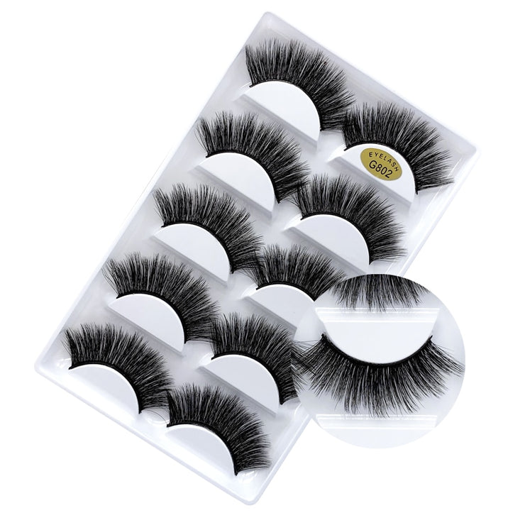 5 Pairs 3D Mink Eyelashes