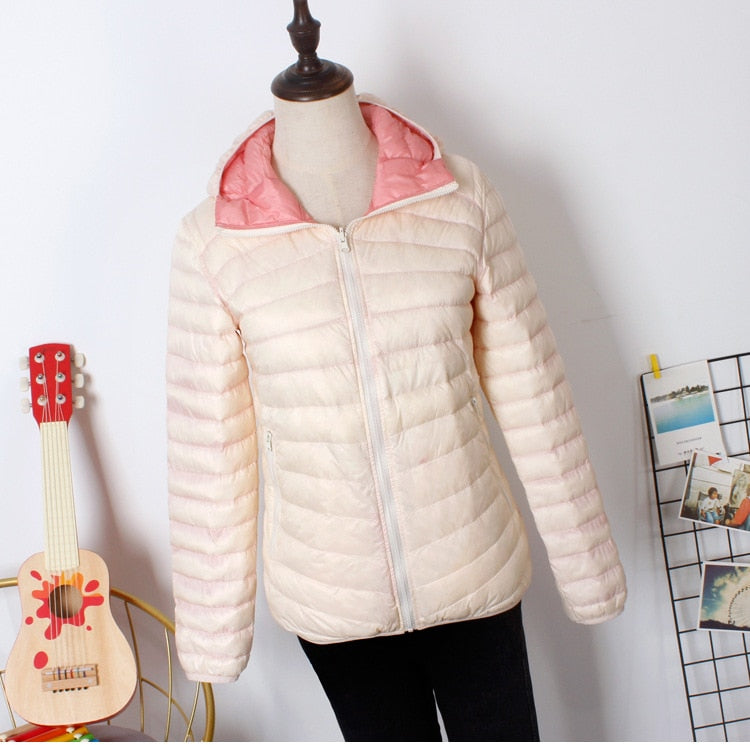 Reversible Down Feather Jacket