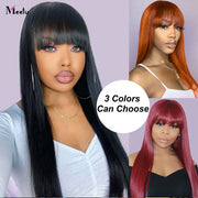 Straight Human Hair Wigs Glue less Brazilian